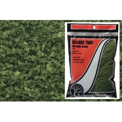 Cesped grueso color verde medio T64 Woodland Scenic