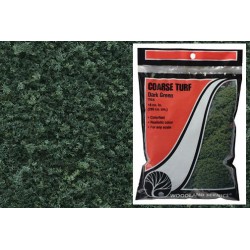 Cesped grueso color verde oscuro T65 Woodland Scenic
