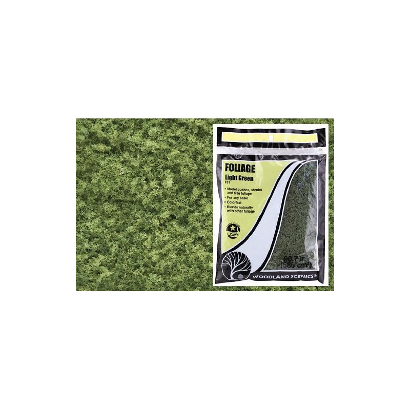 Follaje color verde claro F51 Woodland Scenic