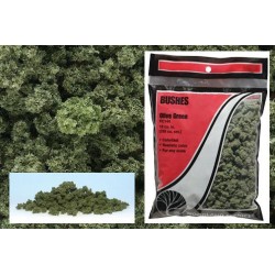 Follaje super compacto / Arbustos color verde oliva FC144 Woodland Scenic