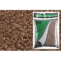 Balasto color marron de grano fino B72 Woodland Scenic
