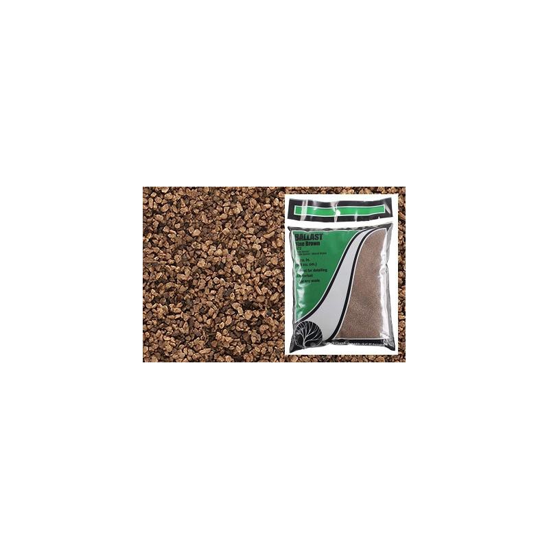 Balasto color marron de grano fino B72 Woodland Scenic
