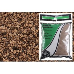 Balasto color marron de grano medio B79 Woodland Scenic