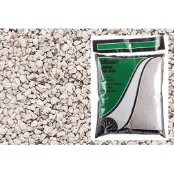 Balasto color gris claro de grano medio B81 Woodland Scenic