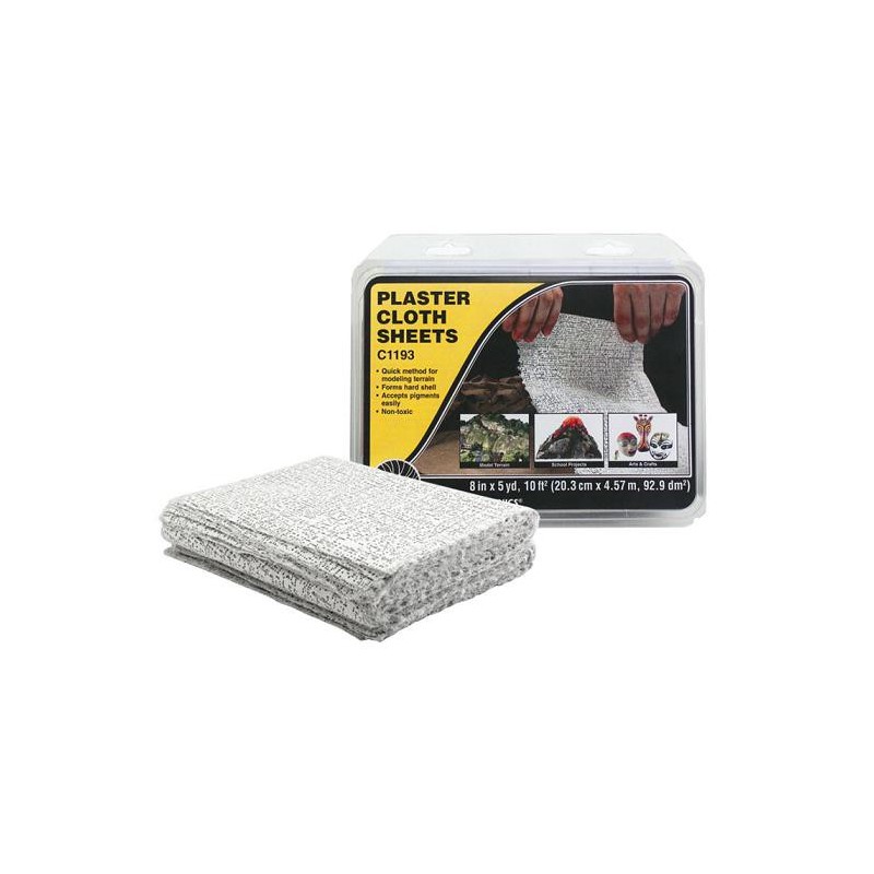 Hojas de yeso Plaster Cloth C1193 Woodland Scenic