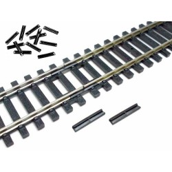 Clips aislantes, 12 unidades, para aislar vias R920 Hornby Escala H0