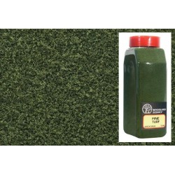 Cesped fino color hierba verde en bote grande T1345 Woodland Scenic