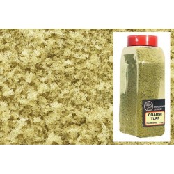 Cesped grueso color amarillo en bote grande T1361 Woodland Scenic