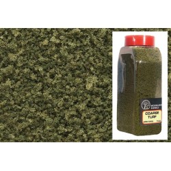 Cesped grueso color hierba seca en bote grande T1362 Woodland Scenic