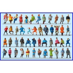 48 figuras sentadas 14418 PREISER Escala H0
