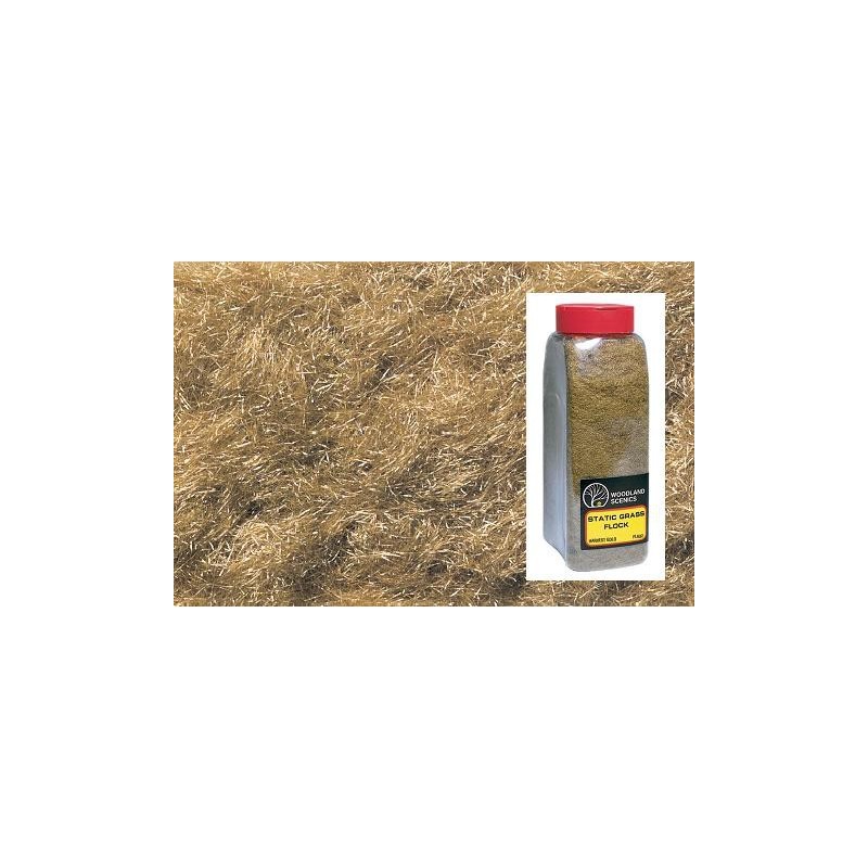Hierba Harvest Gold en bote grande FL632 Woodland Scenic