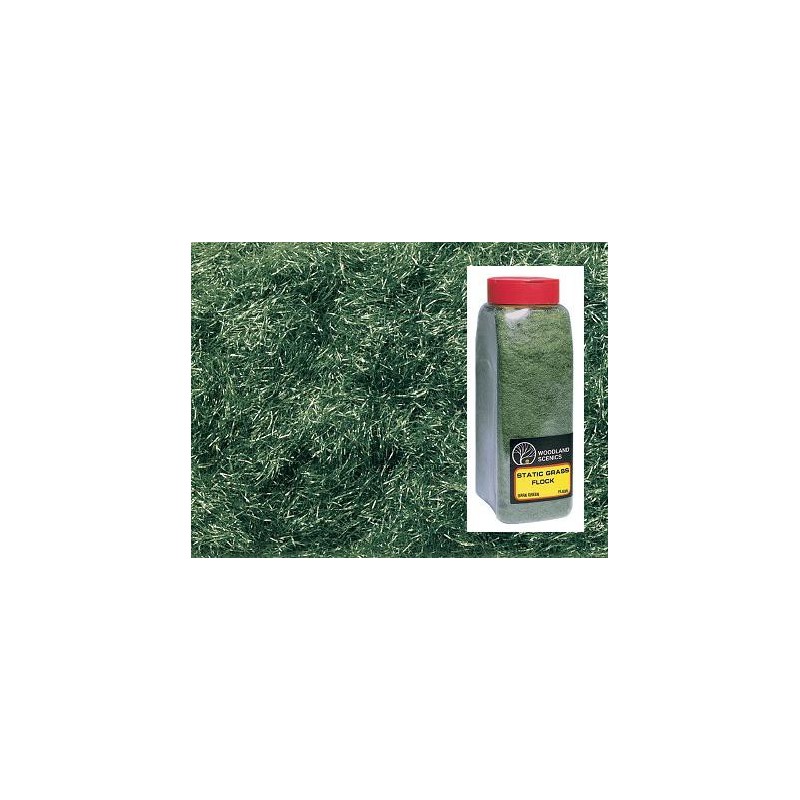 Hierba verde oscuro en bote grande FL636 Woodland Scenic
