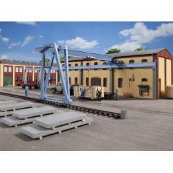 Grúa muelle de carga 11437 Auhagen Escala H0