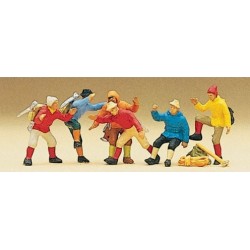 Montañeros escalando 10190 PREISER Escala H0