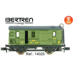 Furgon de correos y jefe de tren. DV-30815. RENFE. 2ª edicion Vintage 14025 IBERTREN Escala N