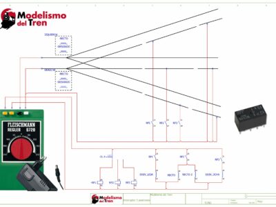 Interruptor ON-ON-ON para control de desvio triple con cortes