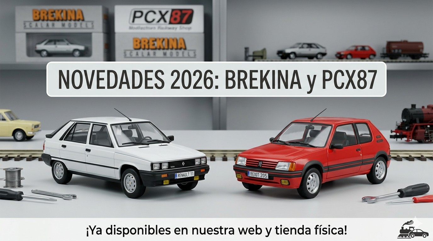Coche miniatura Renault 11 escala H0 novedad PCX87